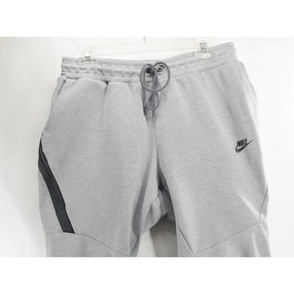 Nike Tech Fleece Jogger Pants Mens Large Light Gray Sweatpants 805162-063 Casual - Picture 2 of 11